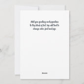 ゴールデンエンジェルズホリデーグリーティングカード シーズンカード (裏面)