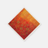 ゴールデンエンバーフローラろうけつ染め スタンダードカクテルナプキン (角)
