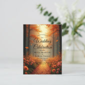 ゴールデンエンバー秋のウッドランド散歩 招待状 (スタンド正面)