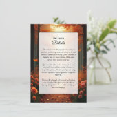 ゴールデンエンバー秋のウッドランド散歩 招待状 (スタンド正面)