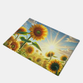 ゴールデンエンブレイスサンフラワー ドアマット (アングル)