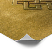 ゴールデンエンボスエンドレスノット ポスター (角)