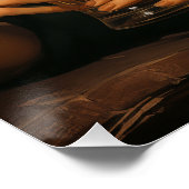 ゴールデンエールハートエメラルド | 中世アイルランド人女性 ポスター (コーナー)