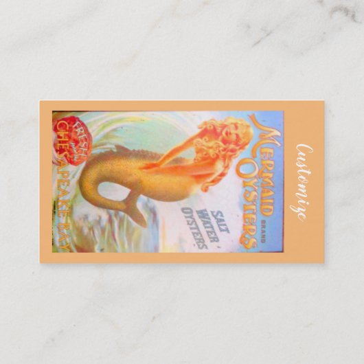 ゴールデンオイスターマーメイドサンダーコーブ 名刺 (裏面)