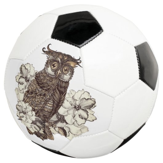 ゴールデンオウルクリーム色の蘭 サッカーボール (3/4)