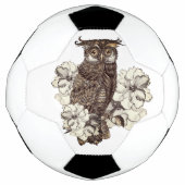 ゴールデンオウルクリーム色の蘭 サッカーボール (正面)