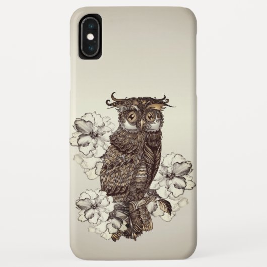 ゴールデンオウルクリーム色の蘭 Case-Mate iPhoneケース (裏面)
