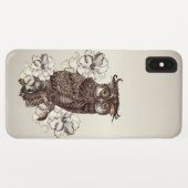 ゴールデンオウルクリーム色の蘭 Case-Mate iPhoneケース (裏面(横))