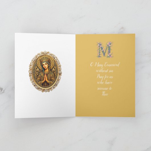 ゴールデンオシャスヴァージンメアリー シーズンカード (内部)