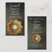 ゴールデンオムフラワーマンダラデザイン 名刺 (正面/裏面)