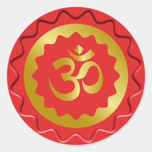 ゴールデンオムワックスシール ラウンドシール (正面)