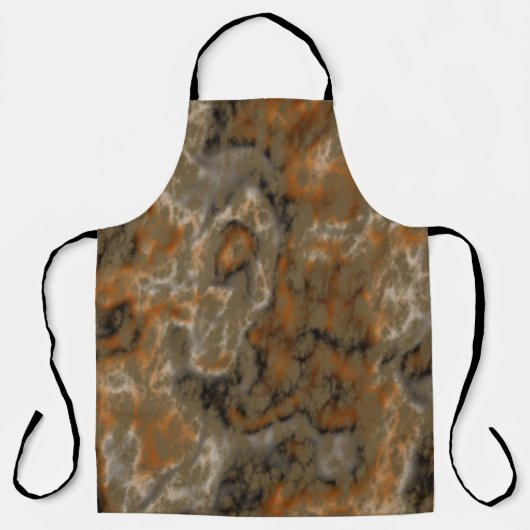 ゴールデンオリーブマーブル エプロン (正面)