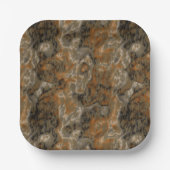 ゴールデンオリーブマーブル ペーパープレート (正面)
