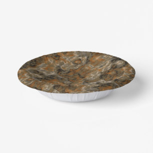 ゴールデンオリーブマーブル ペーパーボウル