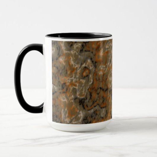 ゴールデンオリーブマーブル マグカップ (左)