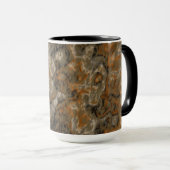 ゴールデンオリーブマーブル マグカップ (正面右)