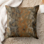 ゴールデンオリーブ抽象芸術 クッション (ブランケット)