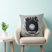 ゴールデンオルディビニールレコードパーソナライズされたオン クッション (椅子)