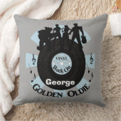 ゴールデンオルディビニールレコードパーソナライズされたオン クッション (ブランケット)