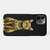 ゴールデンオルナメントキャットのイラスト Case-Mate iPhoneケース (裏面(横))