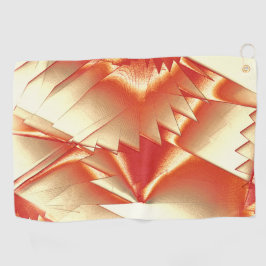 ゴールデンオレンジからベージュ、極端に粗いデジタル化 ゴルフタオル