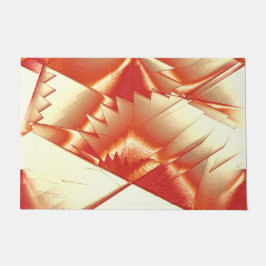 ゴールデンオレンジからベージュ、極端に粗いデジタル化 ドアマット