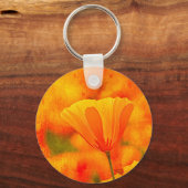 ゴールデンオレンジカリフォルニアポピー「オレンジの国」 キーホルダー (裏面)