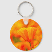 ゴールデンオレンジカリフォルニアポピー「オレンジの国」 キーホルダー (裏面)