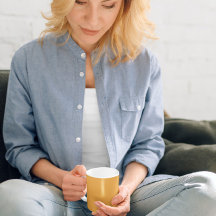 ゴールデンオレンジコーヒーマグ