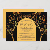 ゴールデンオレンジツリーファミリー懇親会招待状 招待状 (正面/裏面)