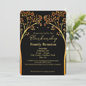 ゴールデンオレンジツリーファミリー懇親会招待状 招待状 (スタンド正面)