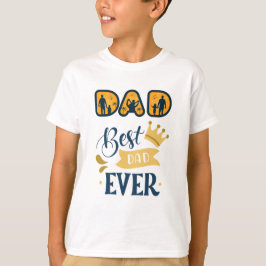 ゴールデンオレンジモダンとブルーファーザー Tシャツ