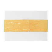 ゴールデンオレンジ色の夏結婚の波 招待状ベリーバンド (裏面例)