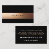 ゴールデンオンブレモダンーサンキューカード エンクロージャーカード (正面/裏面)