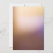 ゴールデンオンブレモダンー引っ越し祝いパーティーパーティー招待状 案内状 (裏面)