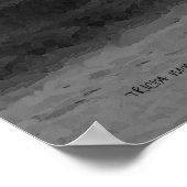 ゴールデンオンボウ橋in雪 ポスター (角)