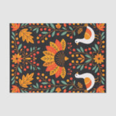 ゴールデンオークとベリー秋のジェーズサンクスギビング 薄葉紙 (正面)