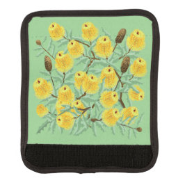 ゴールデンオーストラリアのバンクシアの花 ラゲッジ ハンドルラップ