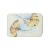 ゴールデンオータムイチョウ葉ゴ バスマット (正面)