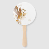 ゴールデンオータムスプラッシュウェディングパーティーID655 ハンドファン (正面)