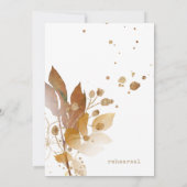 ゴールデンオータムスプラッシュリハーサルディナーID655 招待状 (裏面)