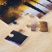 ゴールデンオータムフォレストの静寂 ジグソーパズル (側面)