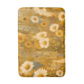 ゴールデンオータムワイルドフラワー素朴秋 バスマット (正面縦)