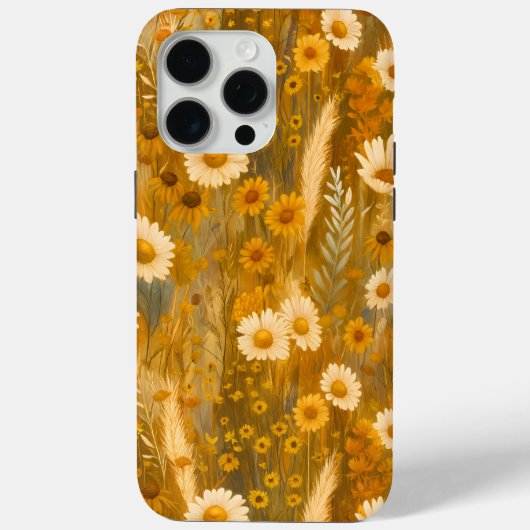 ゴールデンオータムワイルドフラワー素朴秋 Case-Mate iPhoneケース (裏面)