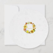 ゴールデンオータム招待状 招待状 (裏面)