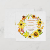 ゴールデンオータム招待状 招待状 (正面/裏面)