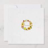 ゴールデンオータム招待状 招待状 (裏面)