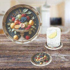 ゴールデンオーチャードラウンドサンドストーン コースター