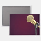 ゴールデンオーディオマイク マグネット (正面/裏面)