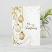 ゴールデンオーナメントクリスマスエレガントパーティー シーズンカード (スタンド正面)